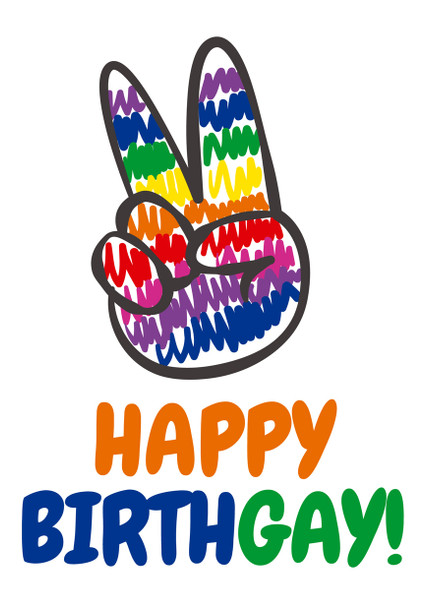 Happy Birthgay 4 Gay Lgbt Birthday Card