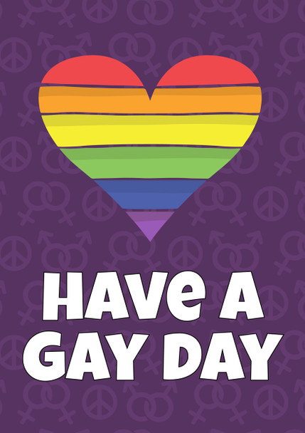 Hope Your Day Is A Little Bit Gay Gay Lgbt Birthday Card