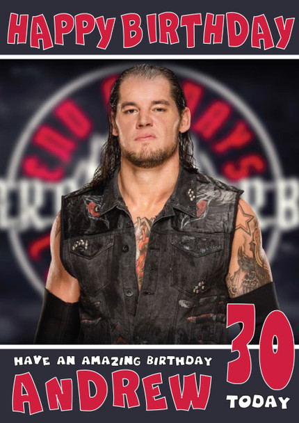 Baron Corbin 1 Wwe Birthday Card