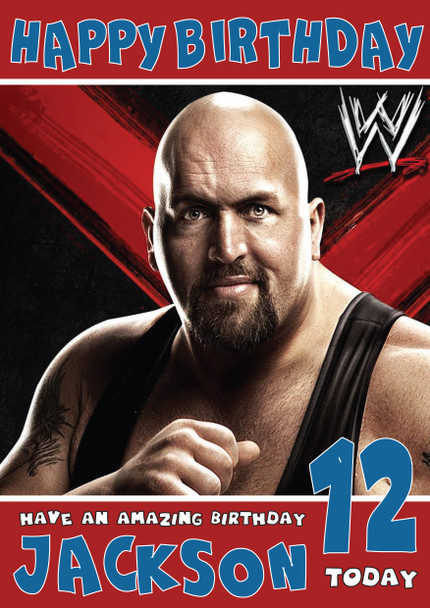 Big Show 2 Wwe Birthday Card
