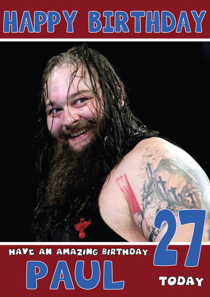 Bray Wyatt 2 Wwe Birthday Card
