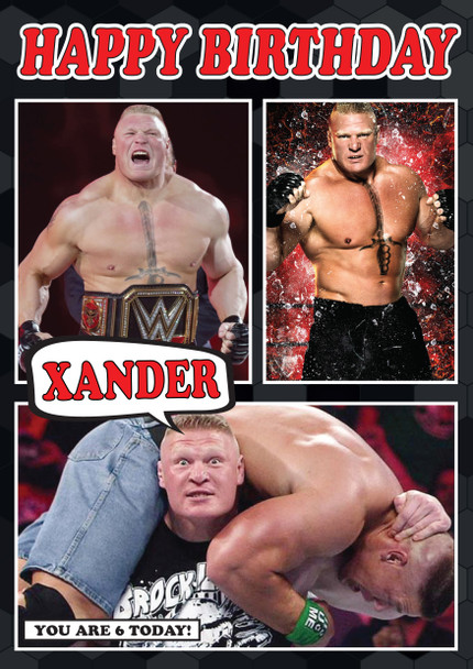 Brock Lesnar New Design 1 Ke Birthday Card