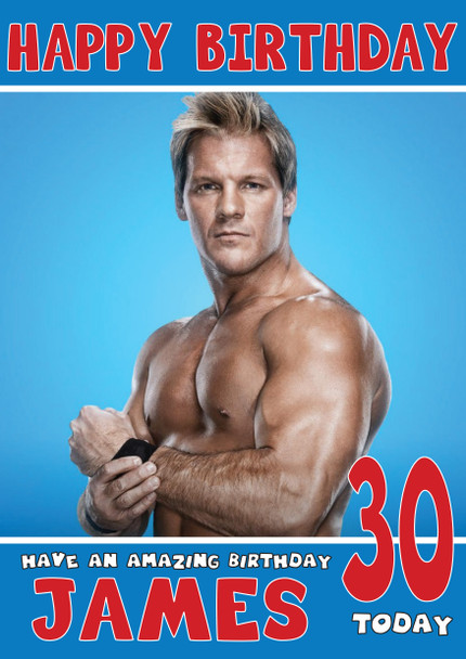 Chris Jericho 2 Wwe Birthday Card