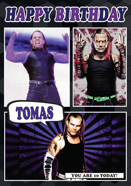 Jeff Hardy New Design 1 Ke Birthday Card