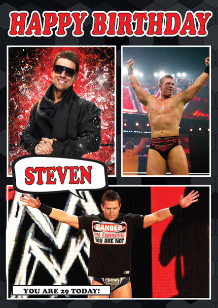 The Miz New Design 1 Ke Birthday Card