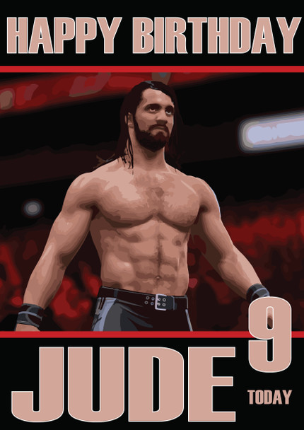 Wwe 2k17 Seth Rollins 2017 Birthday Card