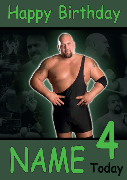 Wwe Big Show Birthday Card