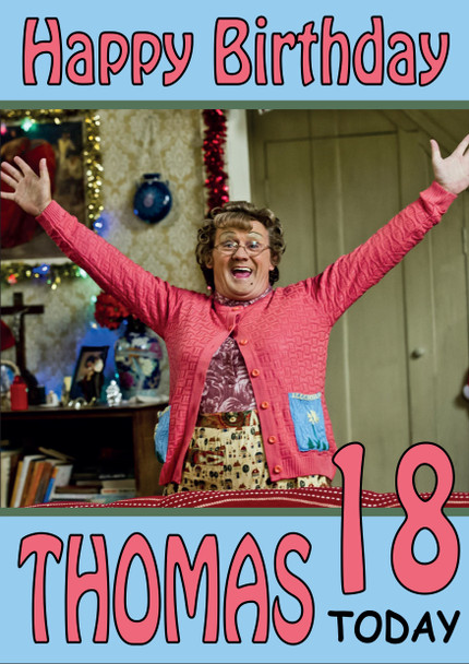 Mrs Browns Boys Birthday Card