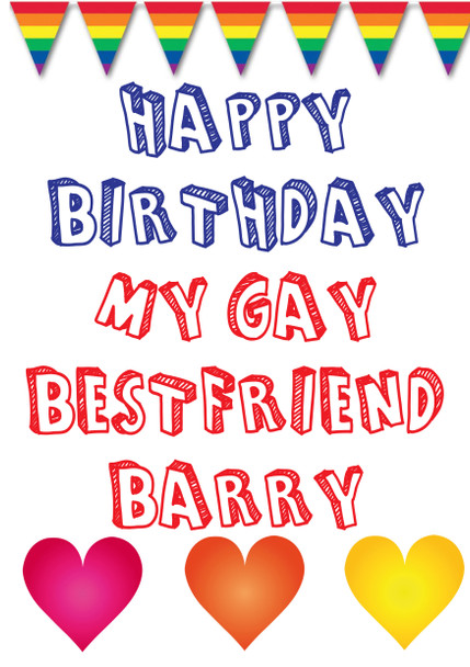 My Gay Bestfriend Birthday Card