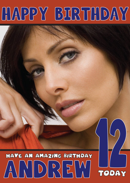 Personalised Natalie Imbruglia 2 Celebrity Birthday Card