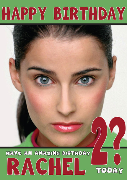 Personalised Nelly Furtado 1 Celebrity Birthday Card