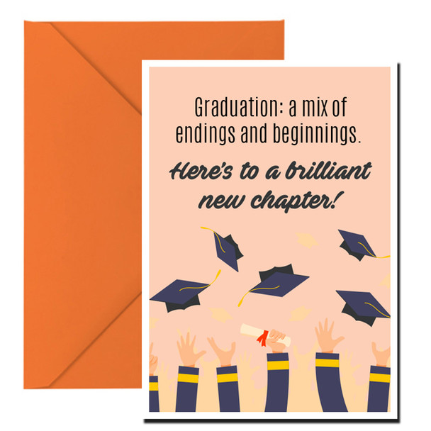 Graduation- a mix of endings and beginnings. Here's to a brilliant new chapter!