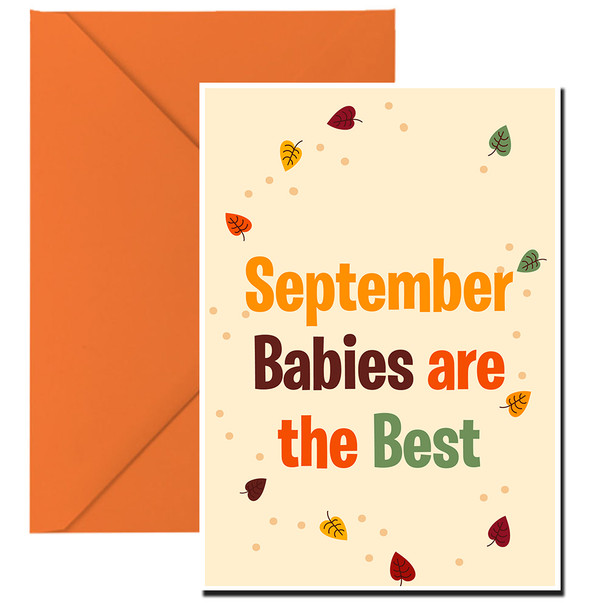 September babies are the best