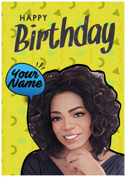 Oprah Winfrey Mc1310-B Birthday Card