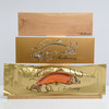 900-1.1kg D-sliced Organic Smoked Scottish Salmon & Serving board gift set