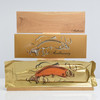 900-1.1kg Whole, Unsliced Organic Smoked Scottish Salmon & Serving board gift set