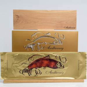 500g D-Sliced Traditional Cured Scottish Beetroot Gravadlax & Serving board gift set