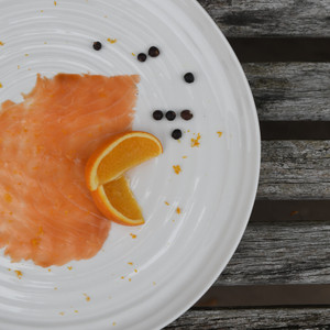 Gin & Orange infused Traditional Smoked Scottish Salmon 200g