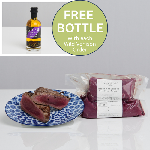Wild Scottish Venison Fillet x 2 (400g)
