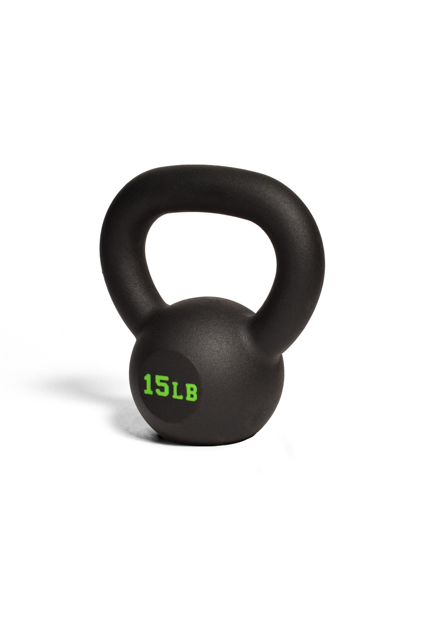 レバーベル LeverBell 15LB Perform Better Green/Black Cast Iron Kettlebell (LB.)