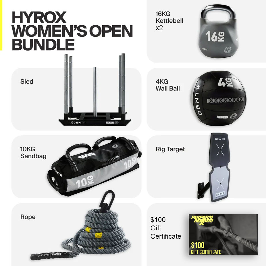 4kg ウォールボール/10kg サンドバッグ HYROXウィメンズセット Hyrox Women's Open Bundle - Perform Better
