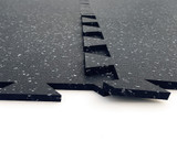 3' x 3' Interlocking Rubber Mats 1/2" Thickness