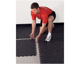 3' x 3' Interlocking Rubber Mats 1/2" Thickness