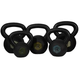Rubber Encased Kettlebell with "R" Logo
