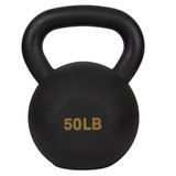 Rubber Encased Kettlebell with "R" Logo