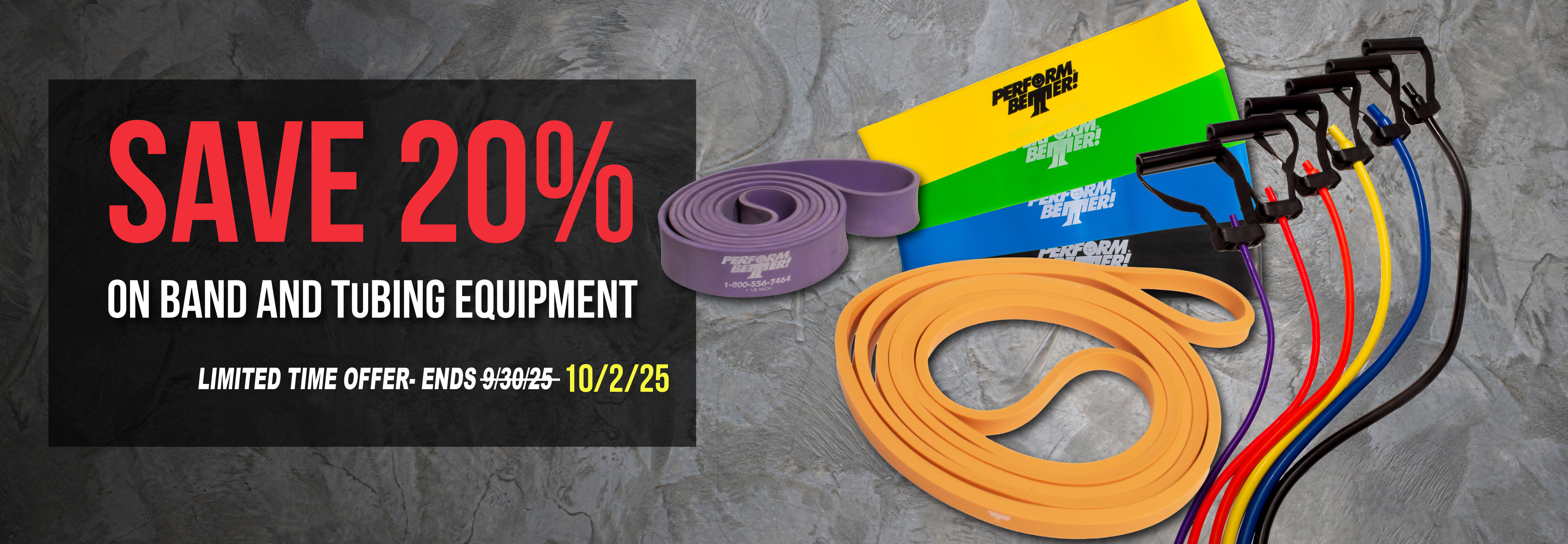 Band and Tubing promo banner