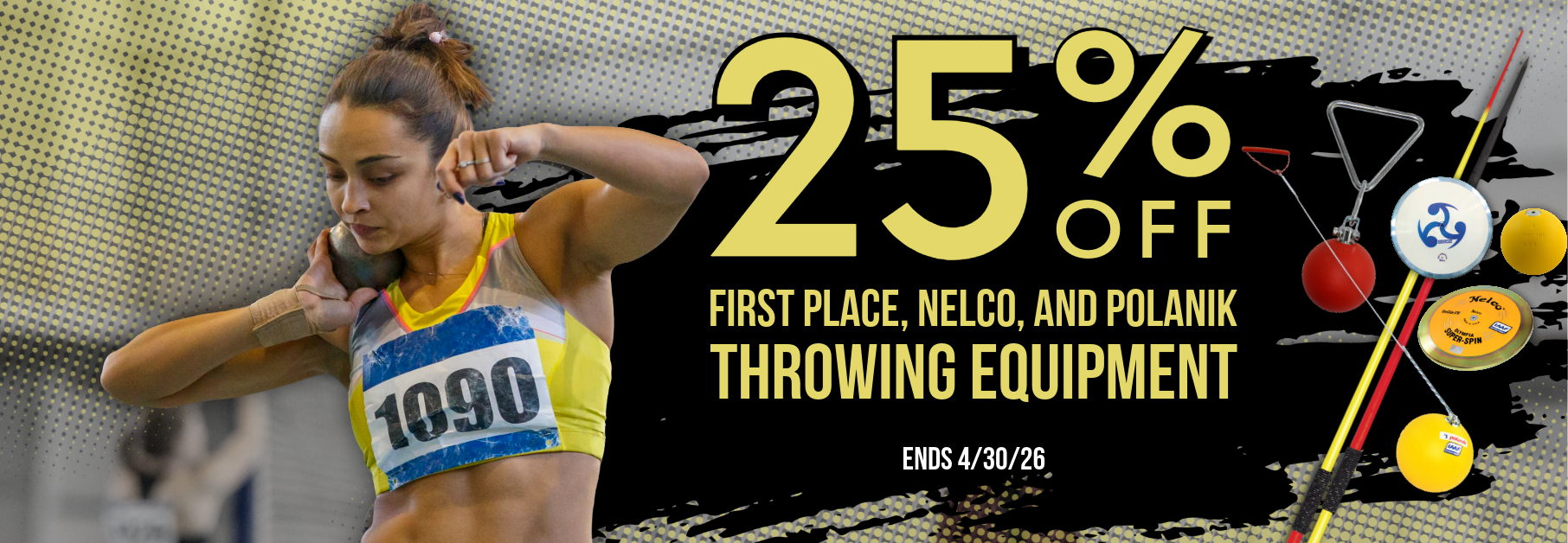 Throwing Equipment Sale 2026