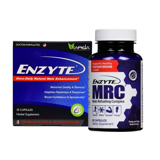 Official Enzyte & Enzyte MRC for Men | Trusted Formulas for Enhancement and Testosterone Support Save with the Enzyte + Enzyte MRC Bundle. Get two trusted men's wellness formulas in one convenient package and support your daily wellness routine.