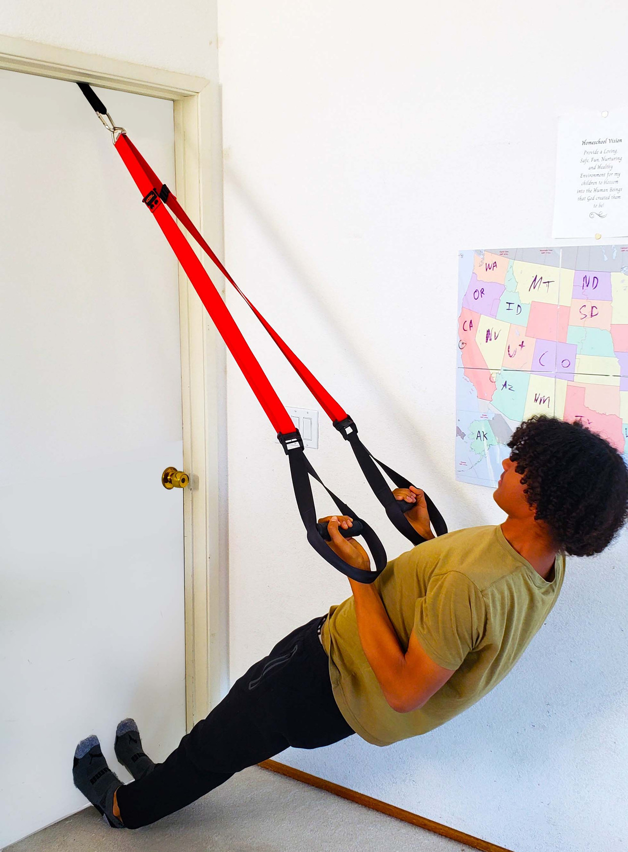 NOSSK TNT Suspension Fitness Bodyweight Strap Trainer