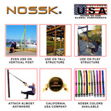 NOSSK TWIN PRO Suspension Bodyweight Fitness Strap Trainer