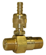 Downstream Injector - Long Body - Adjustable - 2-3 GPM - Brass