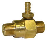 Downstream Injector - Maxi-Flow - Non-Adjustable - 2-3 GPM Brass