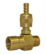 Downstream Injector - Long Body - Adjustable - 2-3 GPM Brass