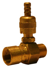 Downstream Injector - Long Body - Adjustable - 5-8 GPM Brass