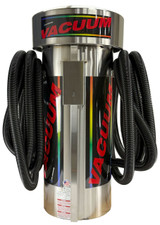 Commercial Vacuum - Dual Hose - 3 Motor - Large Stainless Steel Dome - 220V