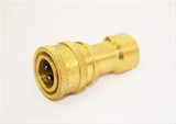 Female Socket, 1/4-18 Brass