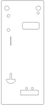 Faceplate - Cam Lock for 8900-110V & 8900-110V-VR