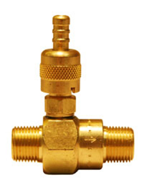 Downstream Injector - Maxi-Flow - Adjustable - 3-5 GPM Brass