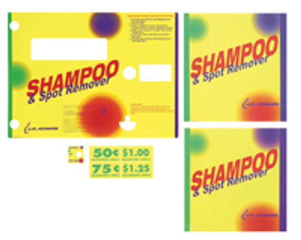 Yellow Decal for 11000 Series (Shampoo & Spot Remover Stations)