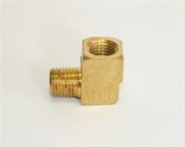 90 Degree 1/4" Street Elbow - Brass