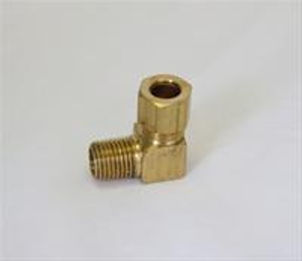 ELBOW, MALE 90 DEGREE , 3/8" TUBE x 1/4" MNPT - BRASS, 2,000 PSI