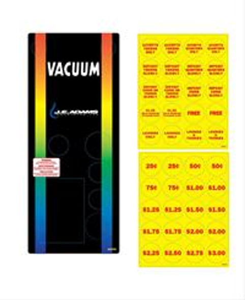 Faceplate Decal for Dual Vacuum (New Style)