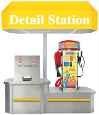 Canopy 8' Single Vacuum Island Canopy JE Adams Industries, Ltd.