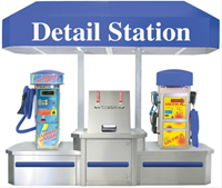 Canopy 12' Vacuum Island Canopy JE Adams Industries, Ltd.