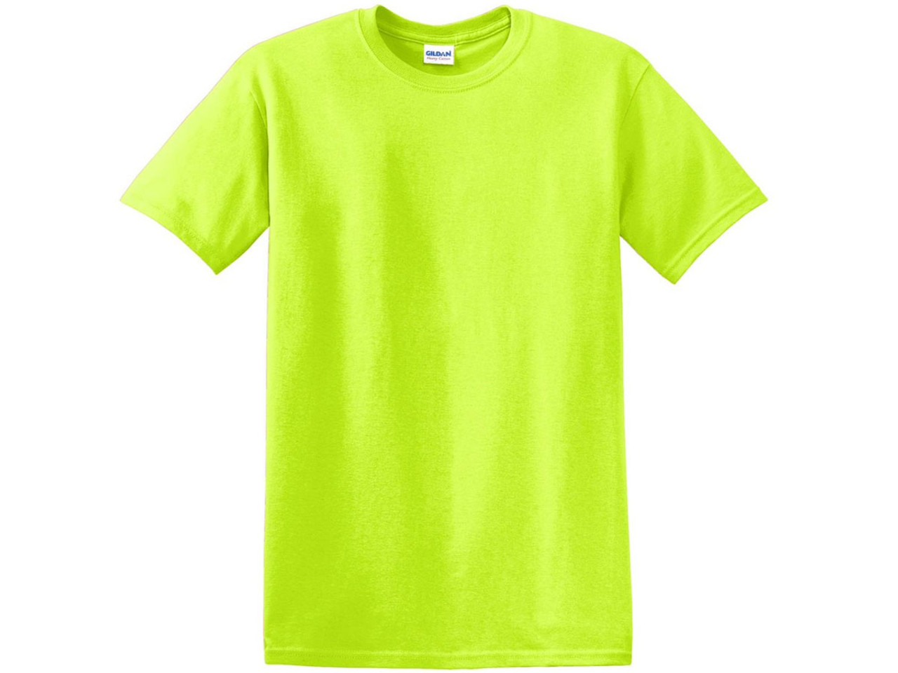 Bayside Cotton T-Shirt with Pocket for Sale 3XL / Safety Green for Unisex | [ Adult ]