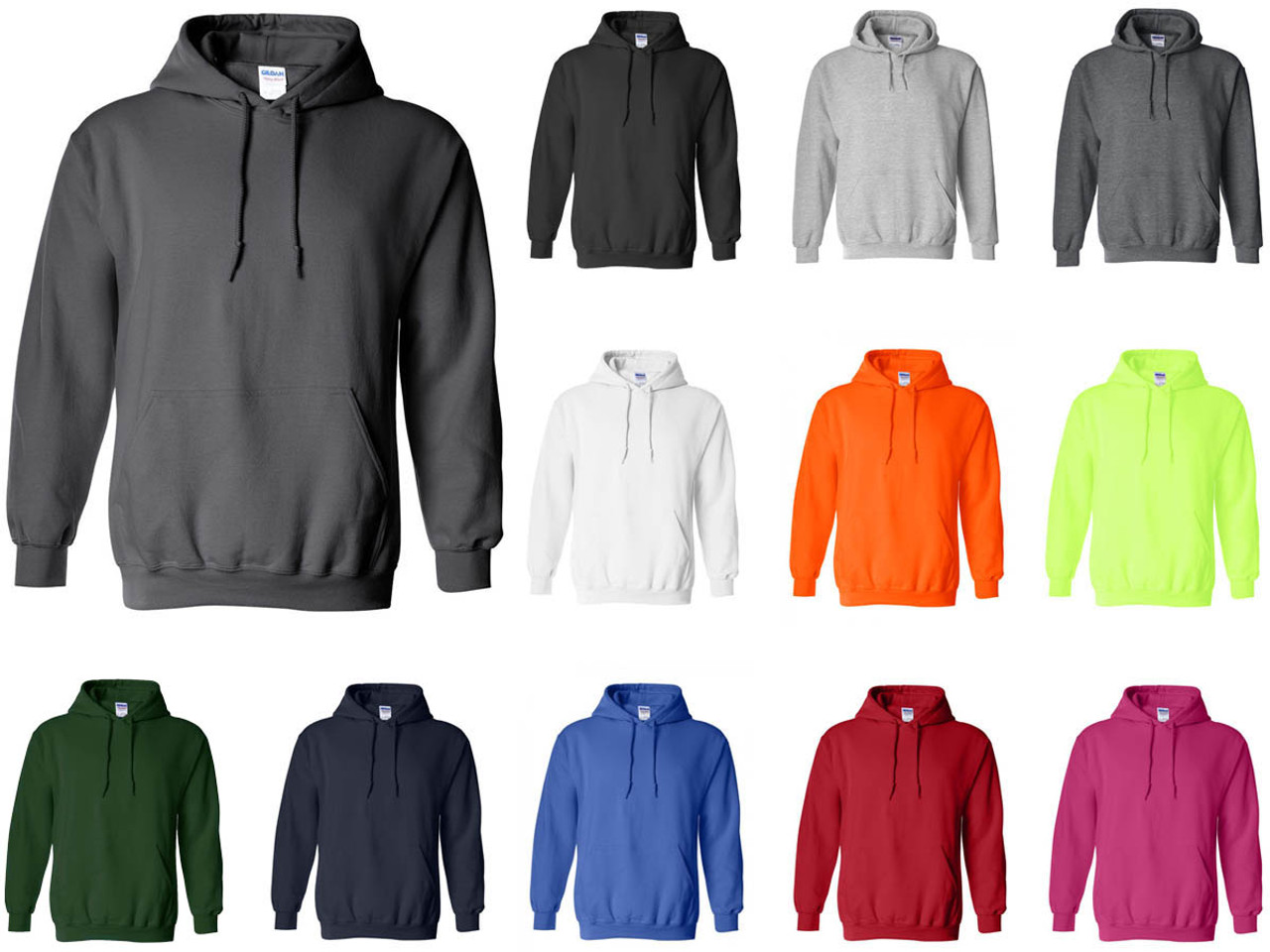 Download 18500 Gildan® Heavy Blend™ Adult Hooded Sweatshirt Fleece ...